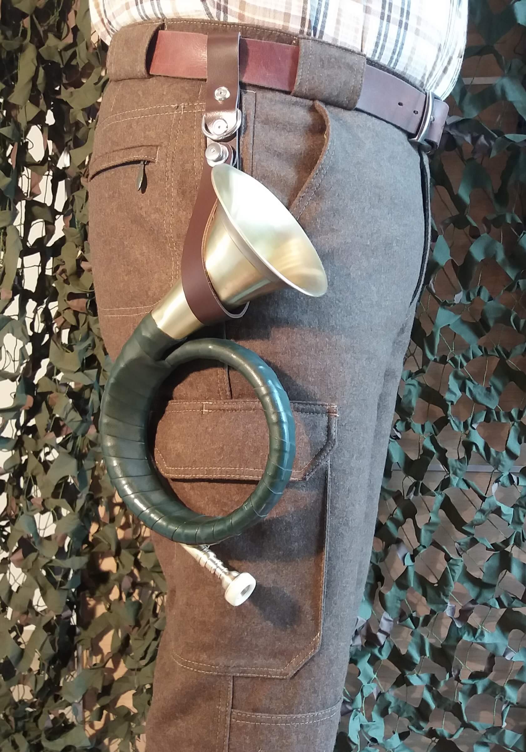 Gürtelschlaufe #4 BIG mit Druckknopf-Schnellverschluss* und D-Ring